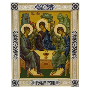 Silver Icon of the Holy Trinity